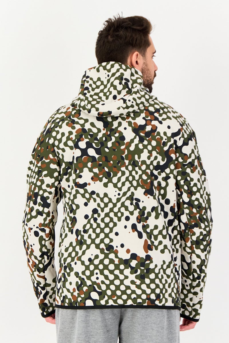 Nike Men Sportswear Fit Long Sleeve Camouflage Outdoor Hoodie, Multicolor - Image 3